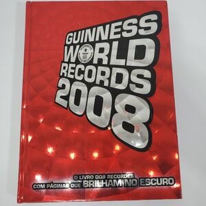 Guinness World Records 2008 Hardcover Book Portuguese Edition